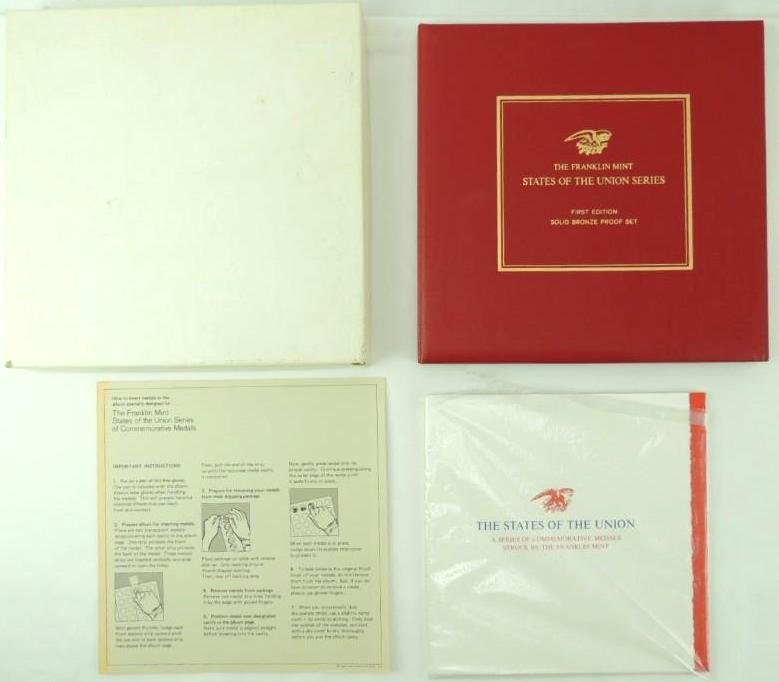 Franklin Mint States Of The Union Series First Edtion