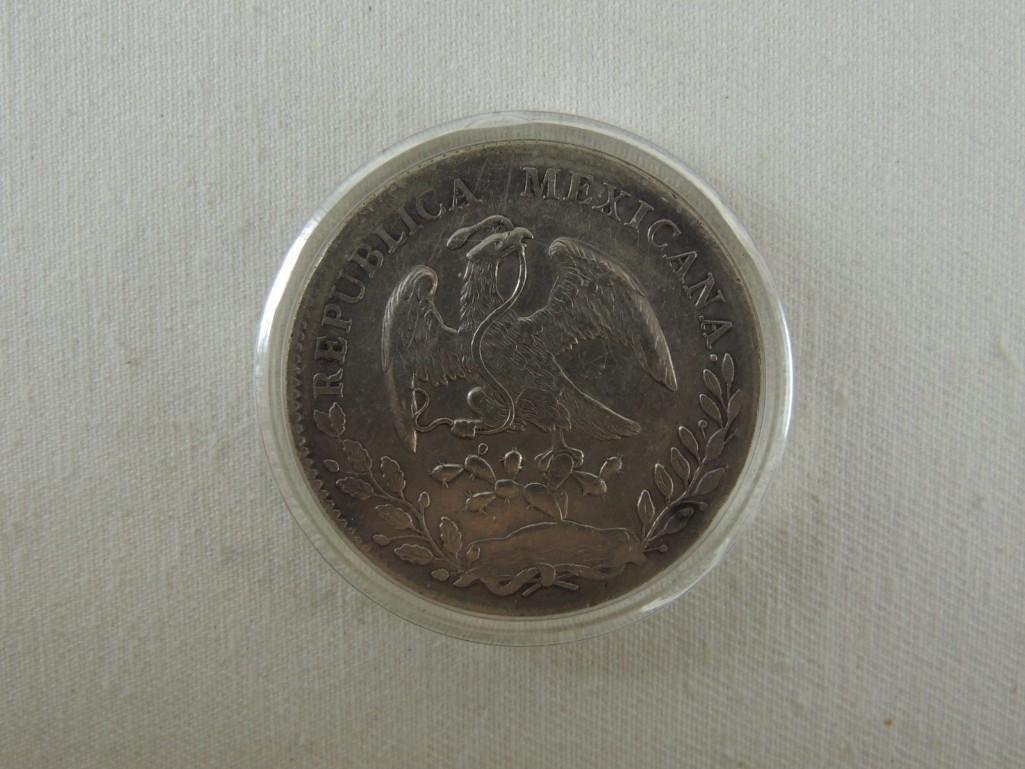 1894 Mexico Silver 8 Reales Zs Nice Details (1 of 3)