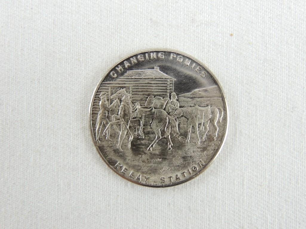 Pony Express 1860-1935 Medal: 32mm