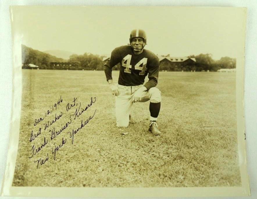 Signed Frank "Bruiser" Kinard Press Photo from the Art (1 of 2)