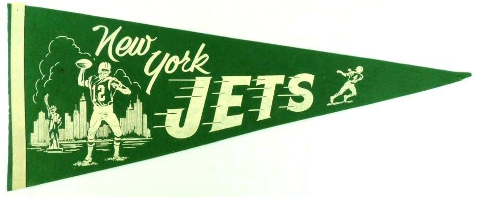1960's New York Jets Pennant (1 of 1)
