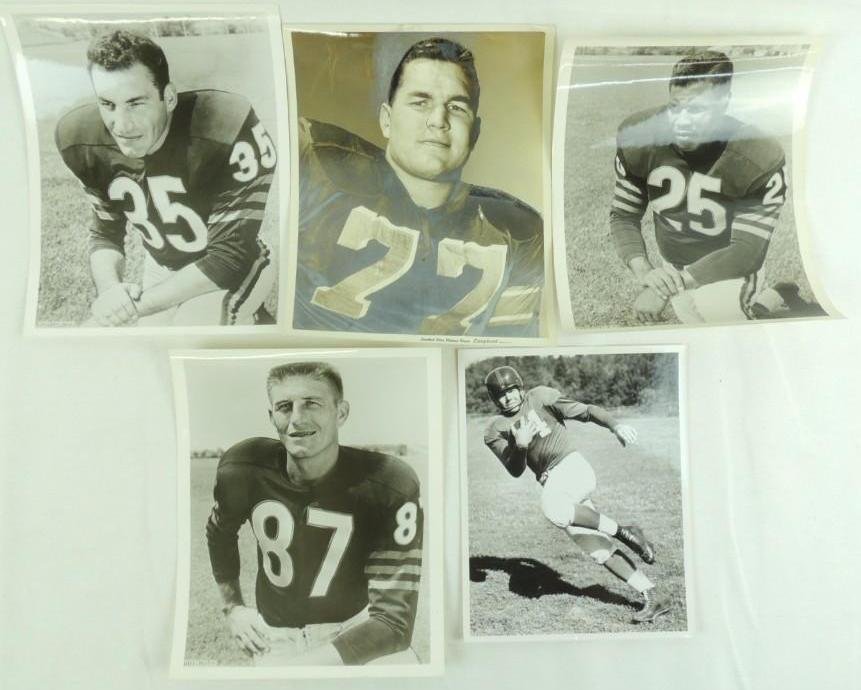 Group of 5 Press and Wire Photos Featuring JC Caroline,: Overall in excellent condition.