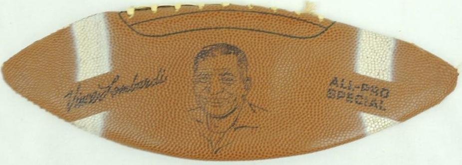 Vince Lombardi All-Pro Special 1/4 Football (1 of 2)