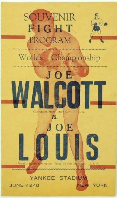 Joe Walcott vs Joe Louis 1948 Souvenir Program (1 of 3)