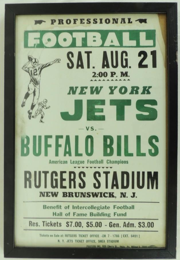 1965 Pre Season Game, New York Jets vs Buffalo Bills at (1 of 1)
