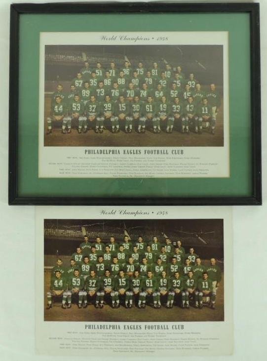1948 Philadelphia Eagles World Champions Team Photos (1 of 3)