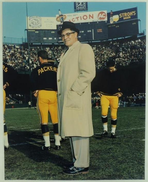 Circa 1960's color Vince Lombardi Poster  (1 of 1)