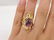14k Gold Amethyst Cocktail Ring - 3