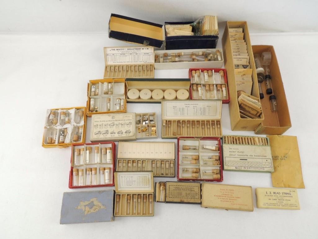 Large Group of Watch Parts, Timing Washers, Hands, and (1 of 1)