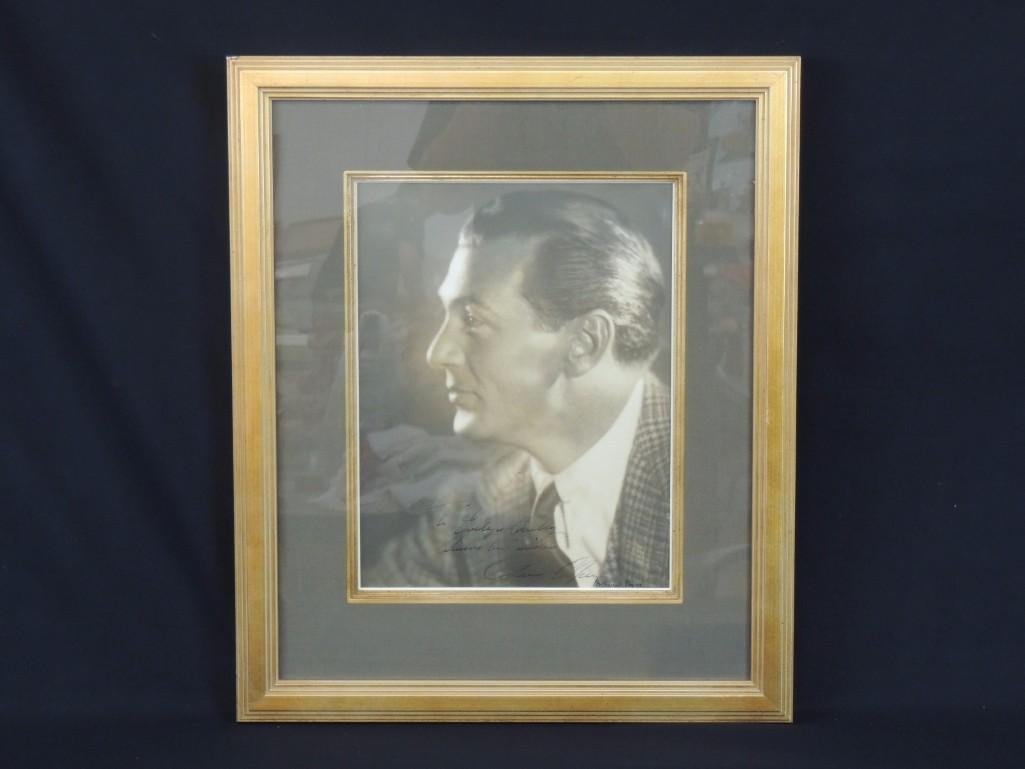 Gary Cooper Framed Vintage Signed Photo (1 of 3)