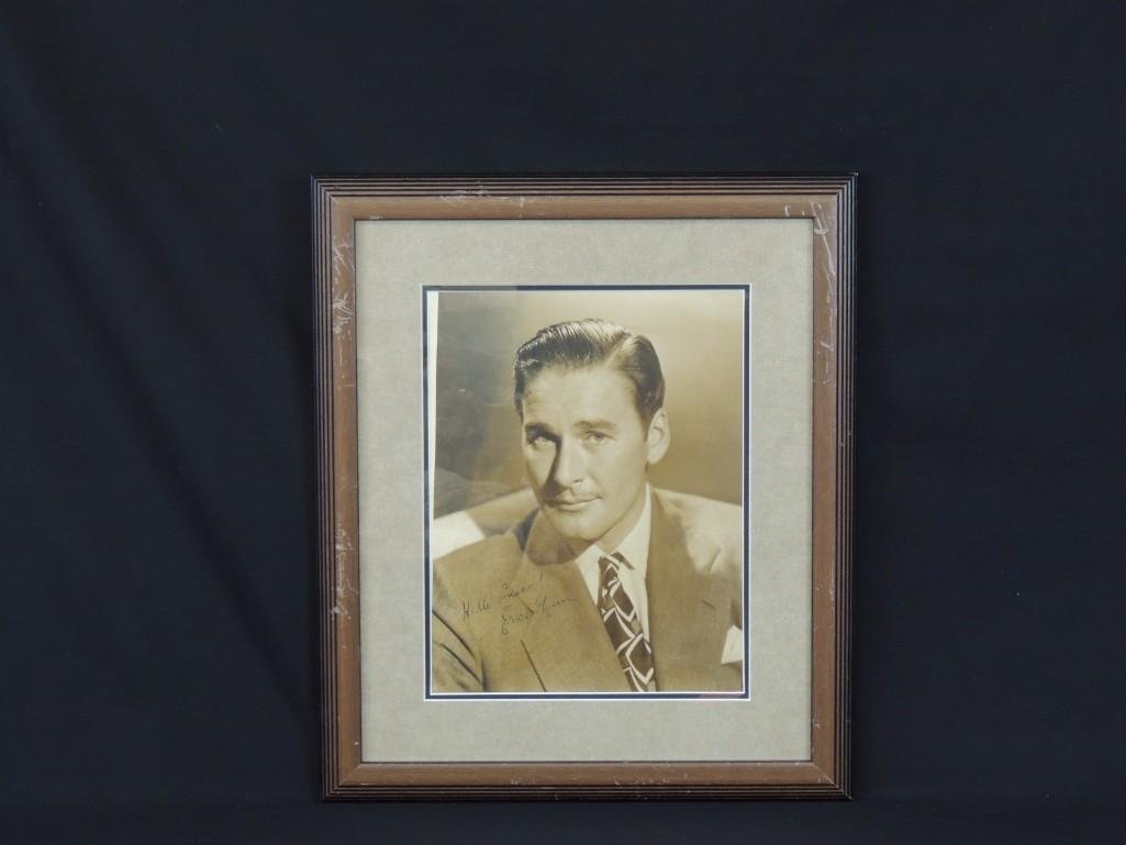 Erroll Flynn Framed Signed Photo (1 of 2)