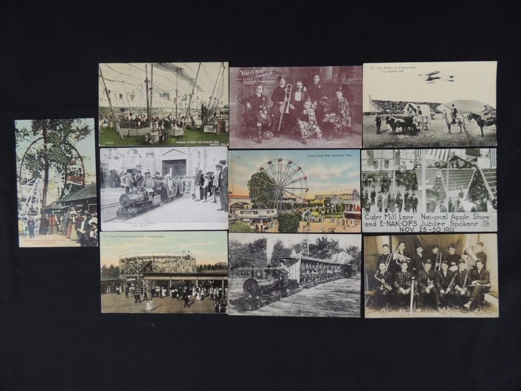 Group of 10 Postcards Featuring Miniature Trains, (1 of 6)