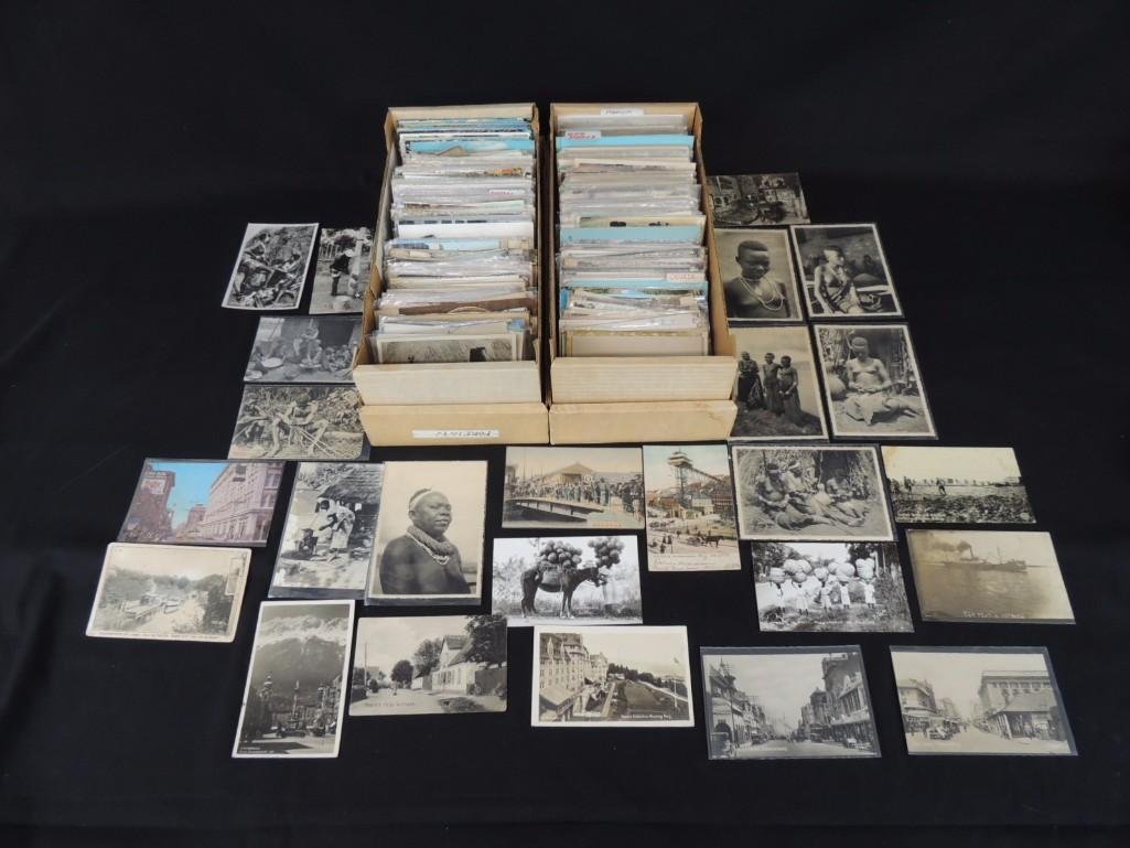 Approximately 900 Plus Foreign Postcards Featuring (1 of 1)