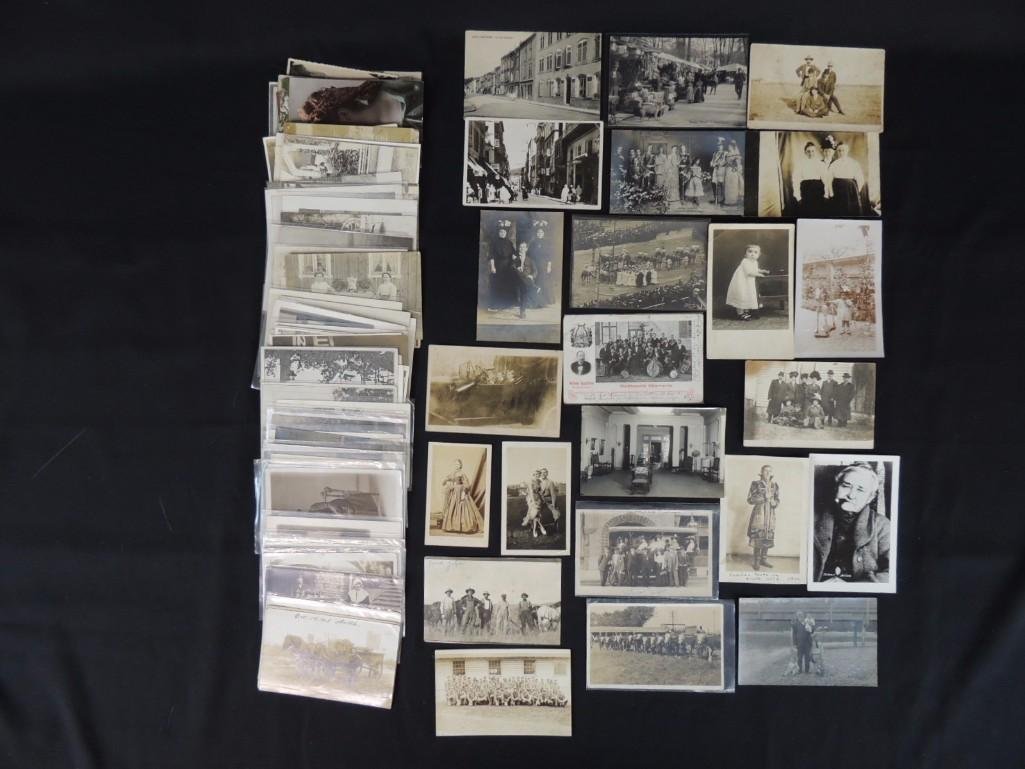 Approximately 100 Plus Mostly Real Photo Postcards of (1 of 10)