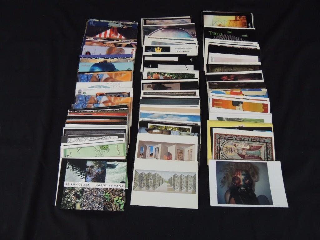 Group of 200 Plus Contemporary Art Postcards (1 of 4)