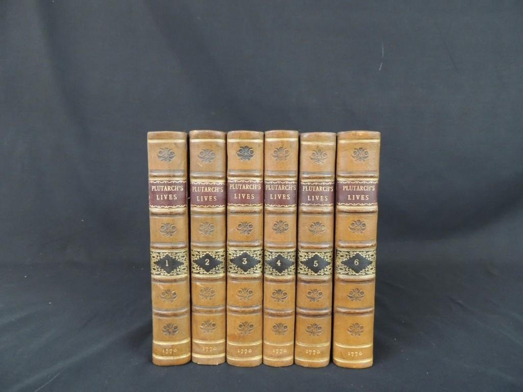 1770 Plutarch's Lives Translated From Original Greek 6 (1 of 5)