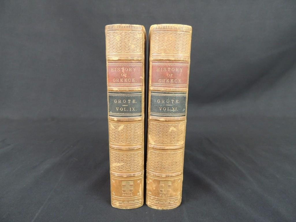 A History of Greece by George Grote 1869 Volumes IX and: From the Collection of Charles Waterman Armour