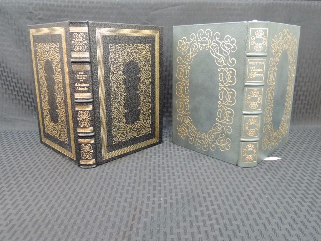 The Writings of Thomas Jefferson and Literary Works of: Both Have Bookplates