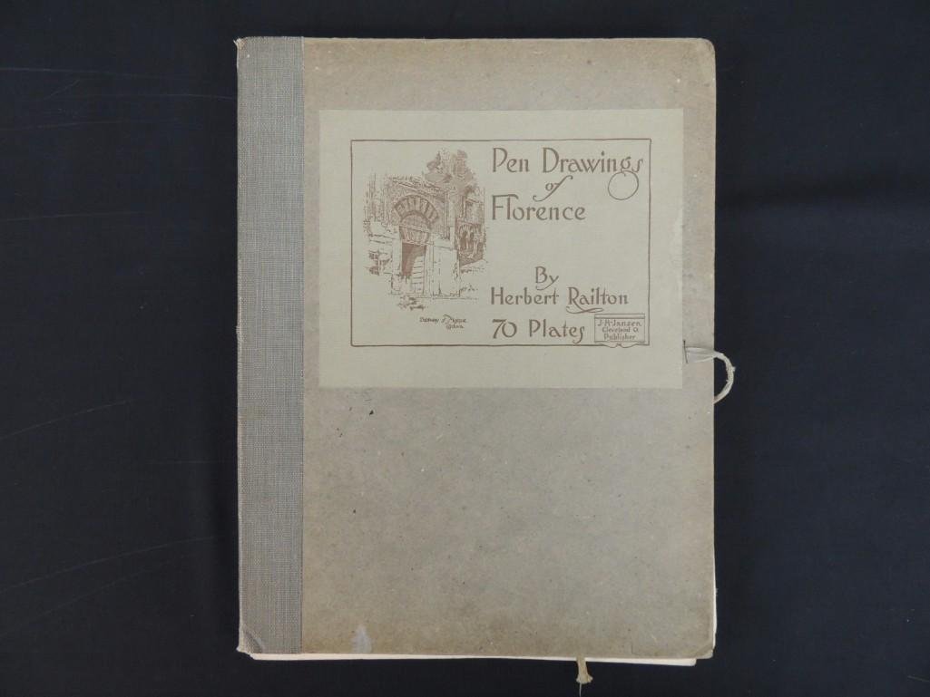 Pen Drawings of Florence by Herbert Railton with 70 (1 of 6)