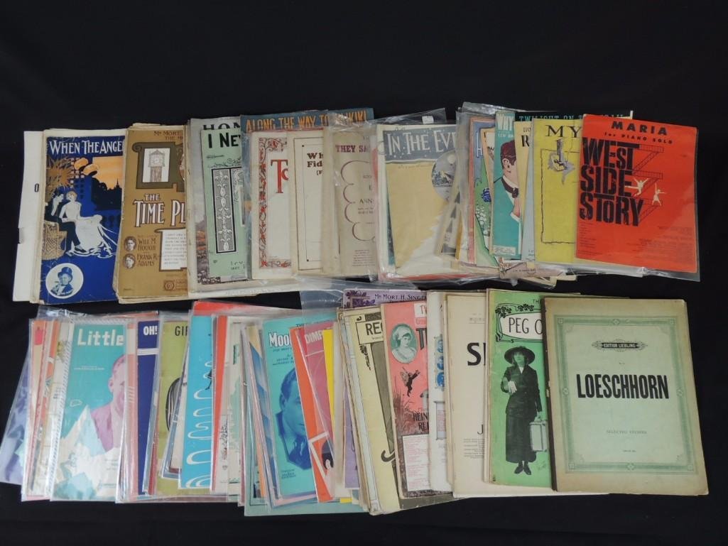 Approximately 50 Plus Vintage Sheet Music Books (1 of 4)