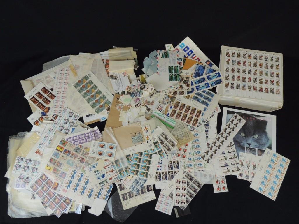 Large Group of U.S. Postage Stamp Plates and Mint Sets (1 of 6)
