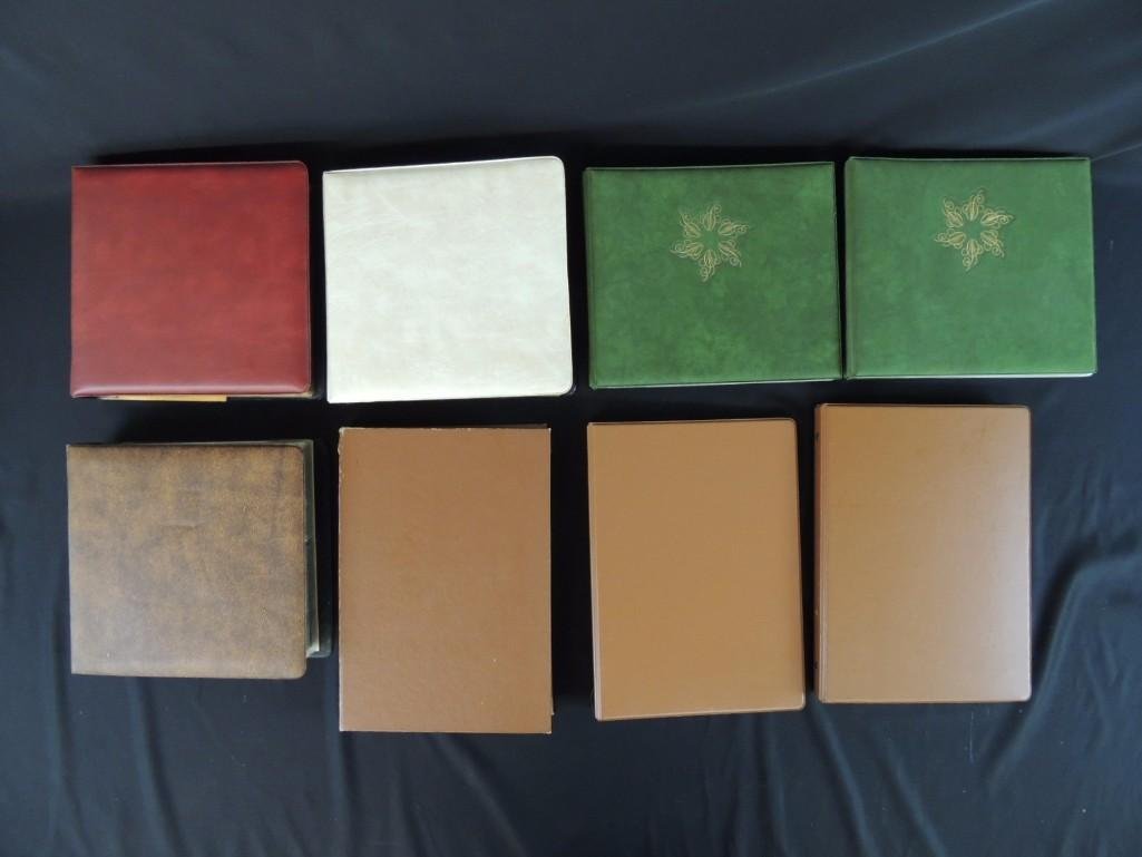 Group of 8 U.S. First Issue Envelope Albums: all for one money