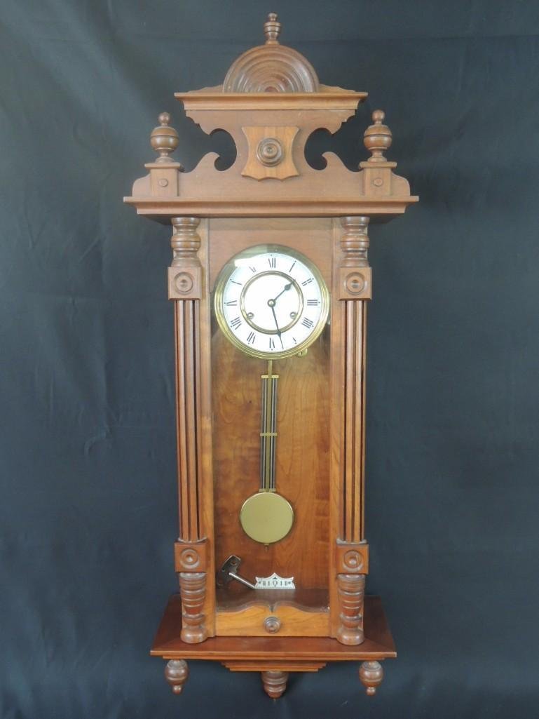 Wall Mount Clock with Pendulum and Key (1 of 2)