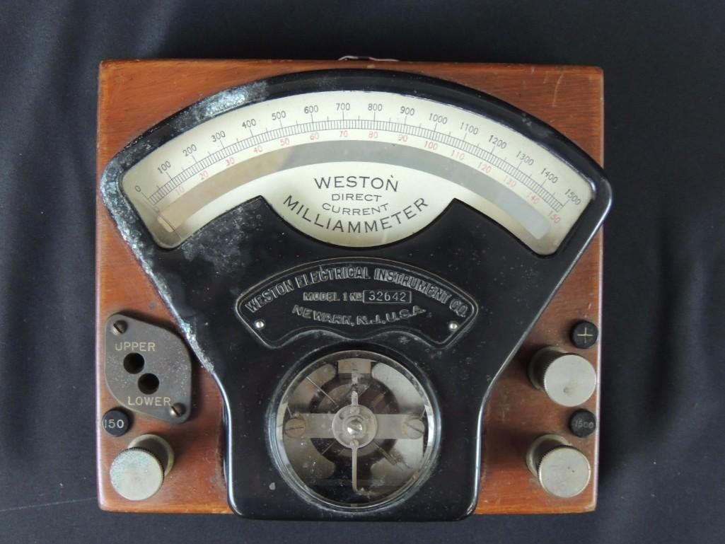 Weston Direct Current Milliammeter (1 of 2)