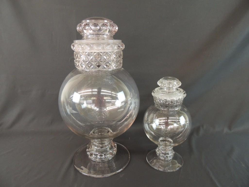 Group of 2 Antique Apothecary Jars (1 of 2)