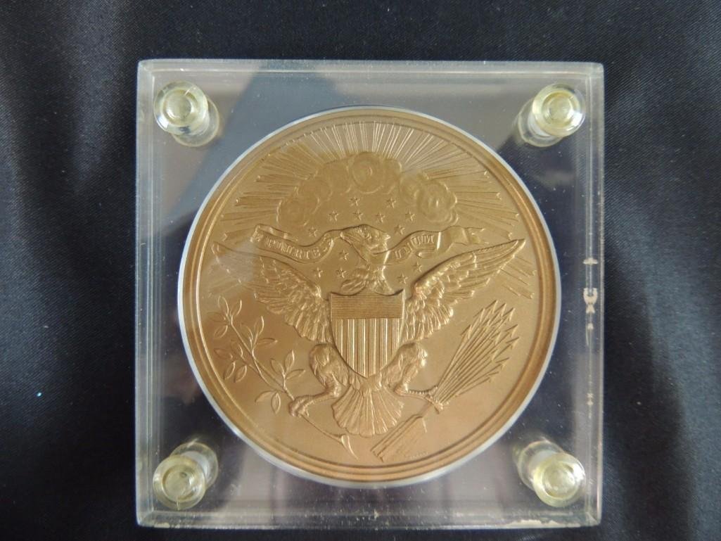 United States Seal Solid Bronze Table Medal (1 of 2)