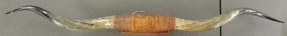 78" Longhorn Bull Mounted Horns (1 of 2)