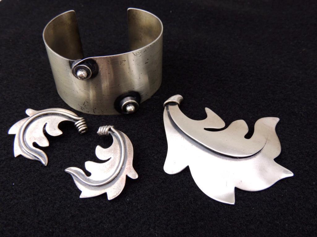 Sterling Silver Modernist ORB Set (1 of 4)