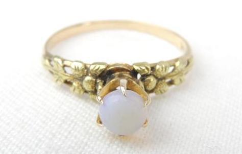 14k Yellow Gold Antique Opal Ring (1 of 4)