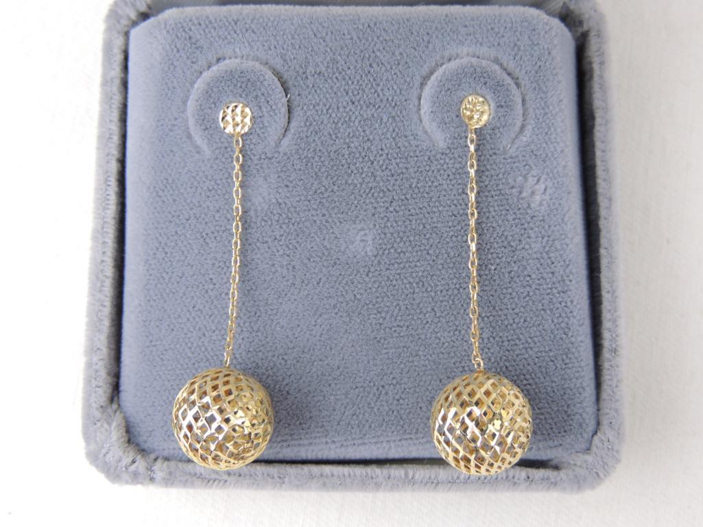 14k Yellow Gold Drop Earrings (1 of 2)