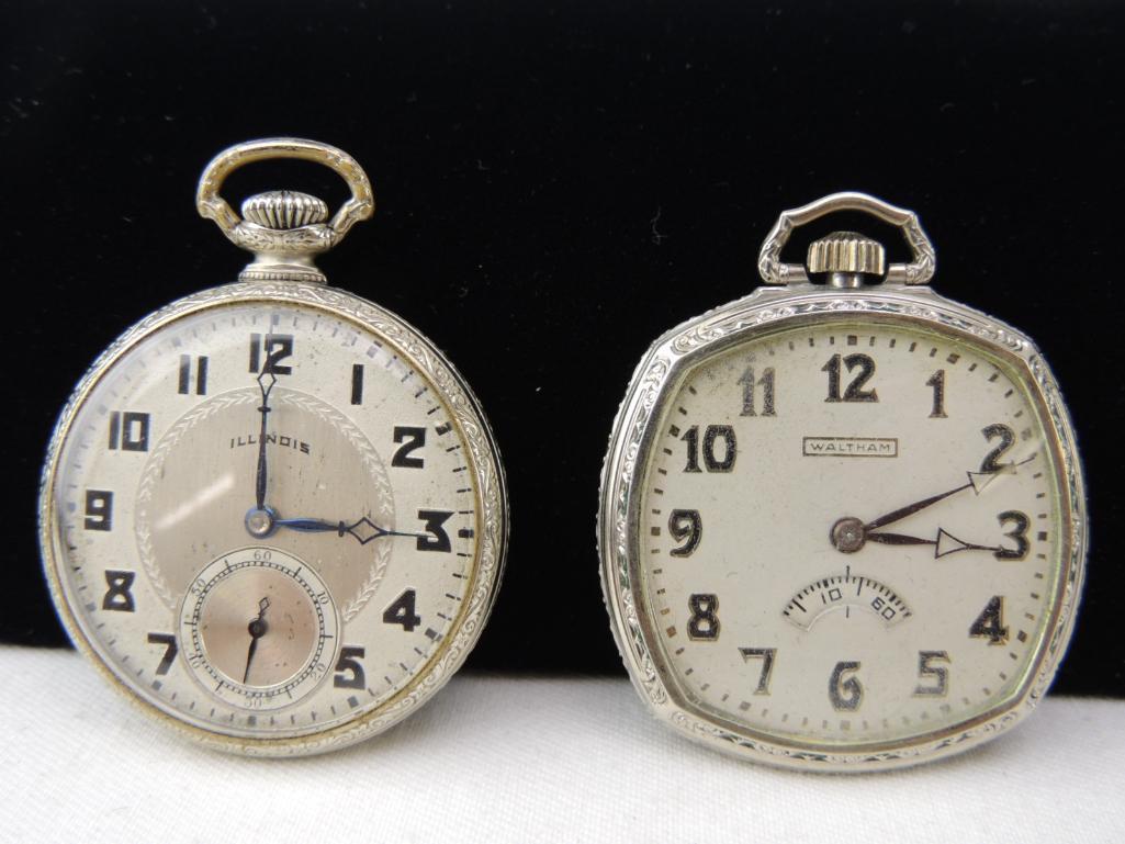 Lot of 2 Antique Pocket Watches (1 of 2)