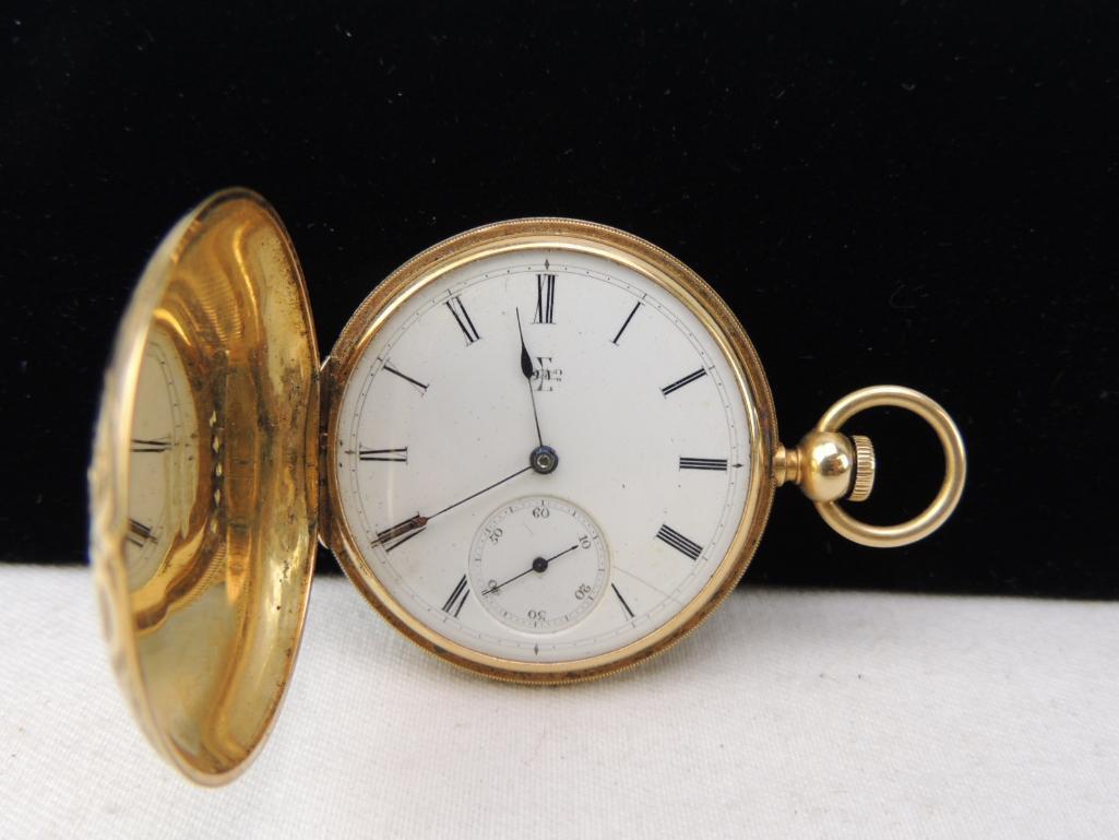 Antique Lady Elgin Pocket Watch with Box (1 of 2)