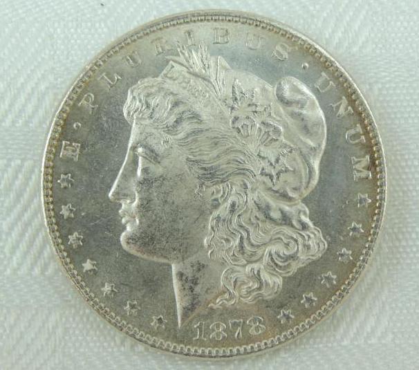1878-P 7 Tail Feathers Morgan Silver Dollar (1 of 2)