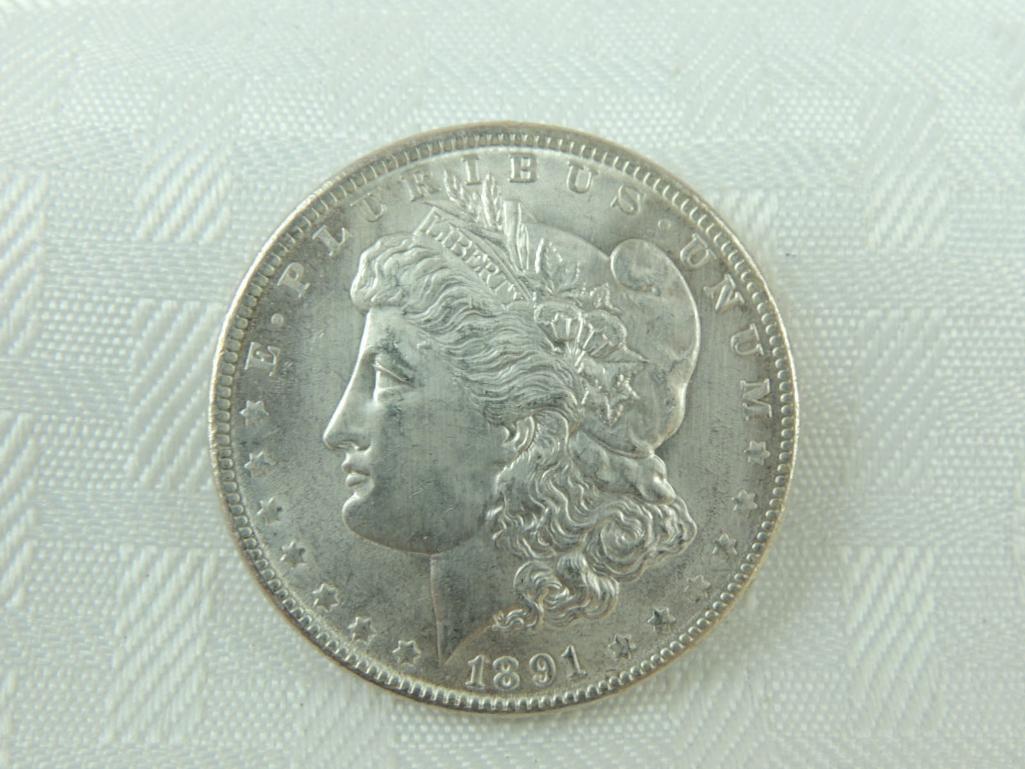 1891-P Morgan Silver Dollar (1 of 2)