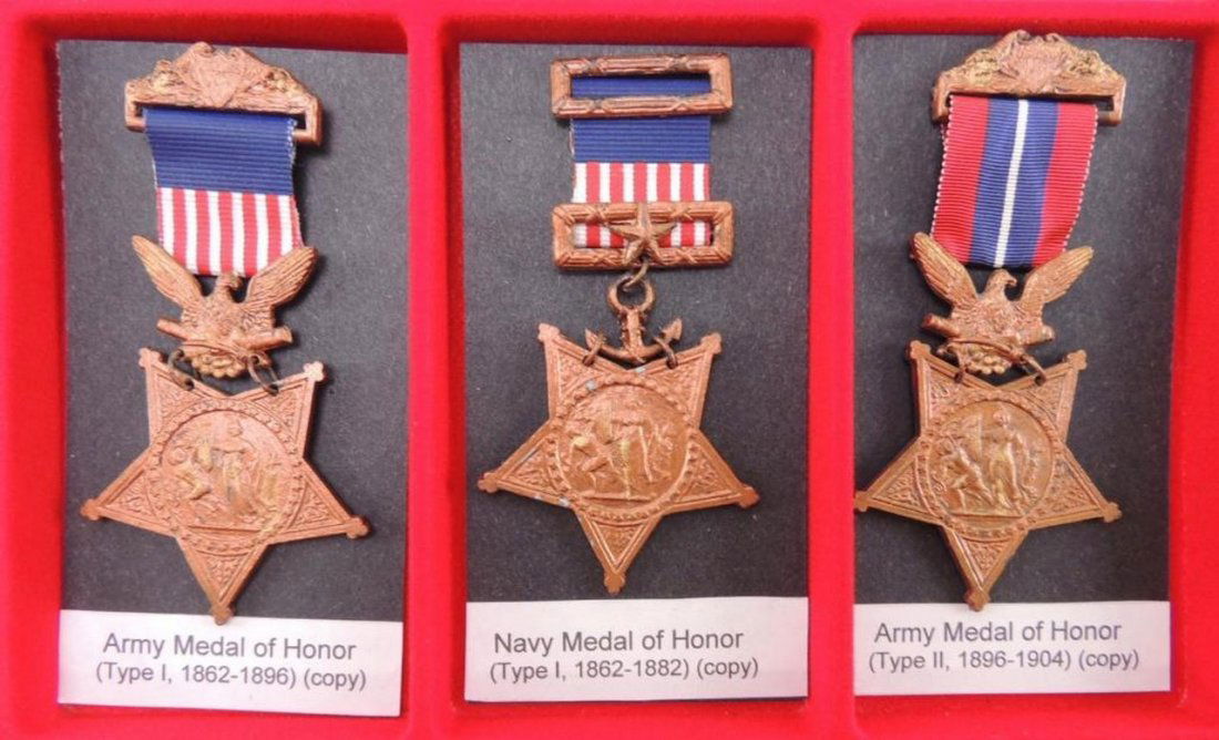 Group of 3 Army and Navy Medals of Honor (1 of 1)