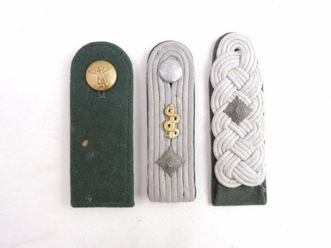 Group of 3 WW2 German Shoulder Boards (1 of 2)