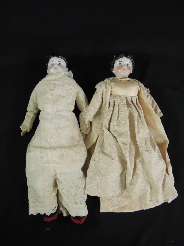 Group of 2 Antique China Head Dolls (1 of 4)