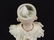 Antique Bisque Doll with White Dress - 4