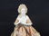 Antique Porcelain Victorian Woman Lamp with Pink Dress - 2