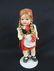 Antique 16" Doll with Red and Black clothes