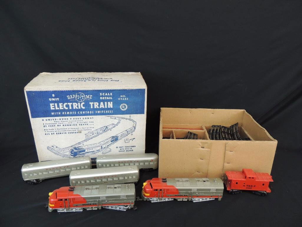Vintage Marx Happi-Time Santa Fe Diesel Combo Set with (1 of 5)