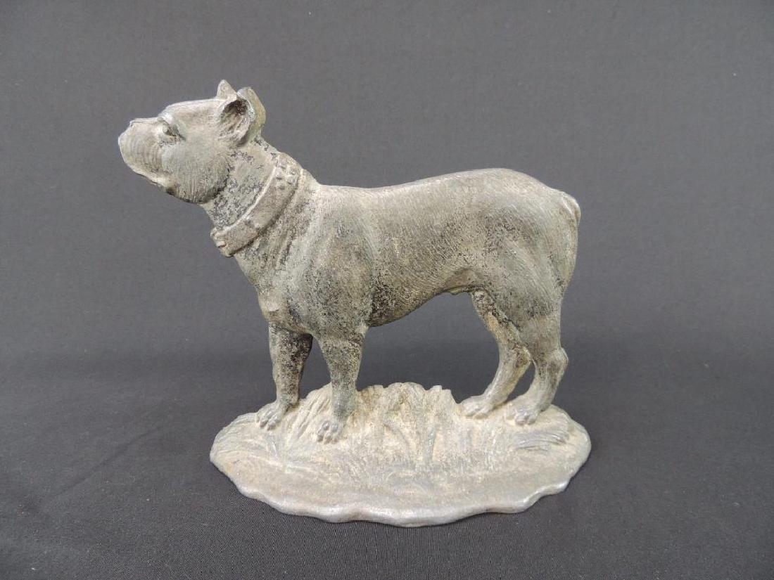 Antique Metal Terrier Dog Doorstop (1 of 2)