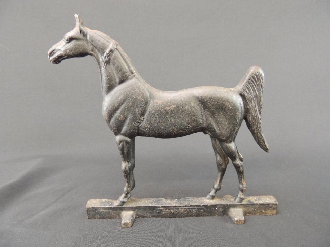 Antique Cast Iron Kings Genius Horse Doorstop (1 of 4)