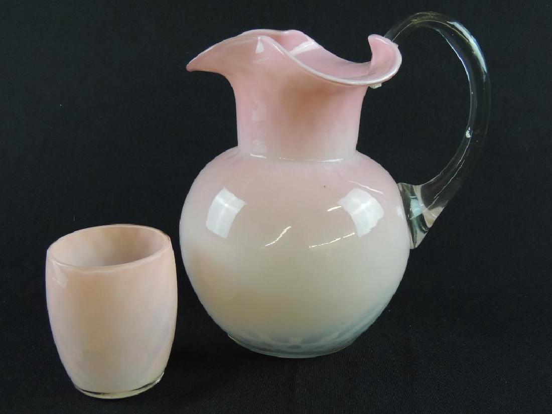 Antique Fenton Water Pitcher and Tumbler (1 of 5)