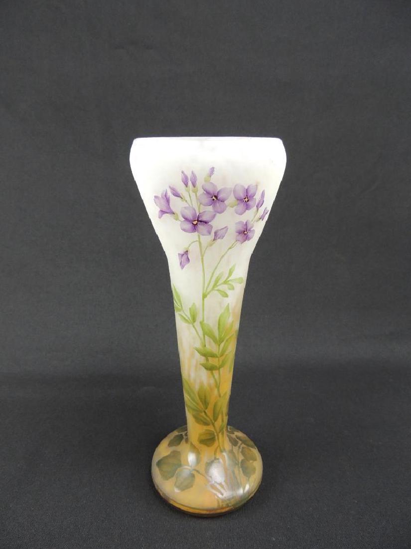 Antique Daum Nancy Violet Vase (1 of 4)