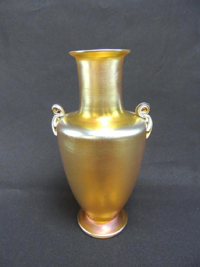 L.C. Tiffany Favrile Urn Cabinet Vase (1 of 4)
